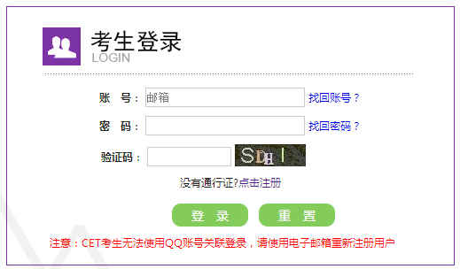 http;//cet.etest.edu.cn/大学英语四六级报名网址